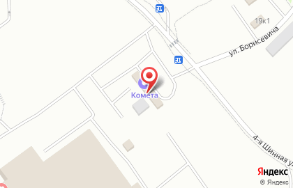 Компания ритуальных услуг Комета на 4-ой Шинной улице на карте