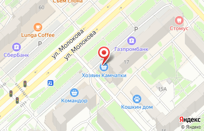 Фирменный магазин частной пивоварни Штольц Брава в Советском районе на карте