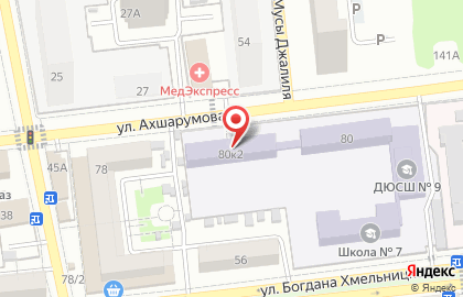 Православная гимназия в Астрахани на карте