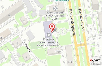 Новосибирский техникум электроники и вычислительной техники на карте
