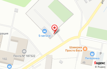 Автостоянка в Санкт-Петербурге на карте