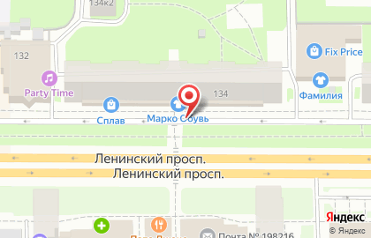 Банк Втб, Филиал в спб (круглосуточно) на Ленинском проспекте на карте