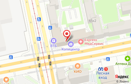 Туристическое агентство Anex tour на Лесном проспекте на карте