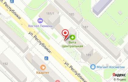 Магазин Русская дымка на улице Республики на карте