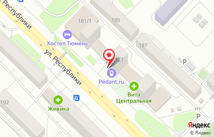 Пекарня-кулинария Печём добро на улице Республики на карте