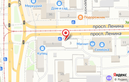Интернет-магазин цветов Megaflowers на проспекте Ленина на карте