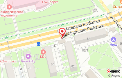 МТС в Кировском районе на карте