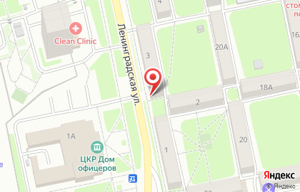 Отделение службы доставки Boxberry на улице Ленинградской на карте