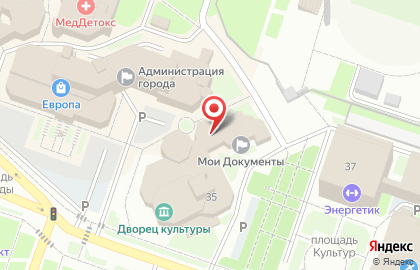 Дворец культуры на Коммунистическом проспекте на карте