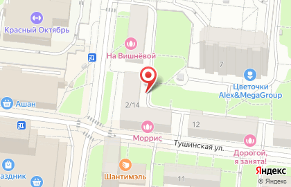Лоскуток на Вишнёвой улице на карте