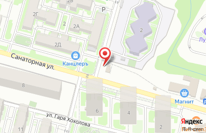 Магазин Волгоградский Мясокомбинат на Санаторной улице на карте