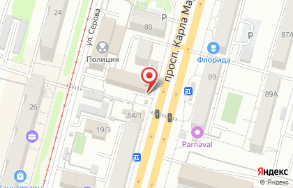 Банкомат ОТП банк на проспекте Карла Маркса, 82 на карте