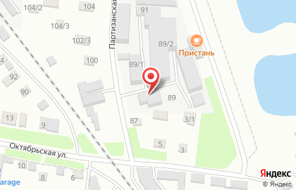 Сервисная компания Рабочая сила на Партизанской улице на карте
