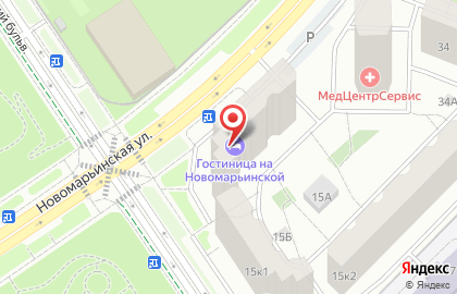 Гостиница Верхние Поля в Москве на карте
