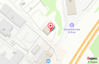 Шиномонтажная мастерская 8 Атм во Владимире на карте