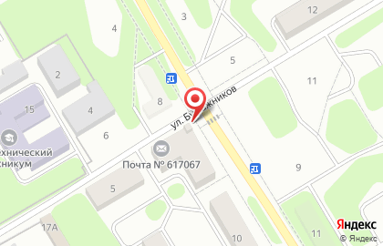Парадокс на Коммунистической улице на карте