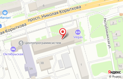 Автошкола ШАНС-АВТО плюс на проспекте Николая Корыткова на карте
