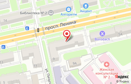 Магазин фруктов и овощей на проспекте Ленина на карте