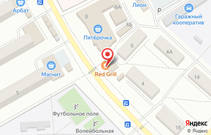 Точка по продаже кофе на вынос Pin-Up Coffee на улице 50 лет Октября на карте
