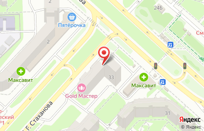 Студия шугаринга на улице Водопьянова на карте