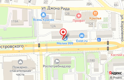 Кондитерская Мелия 999 на улице Николая Островского на карте