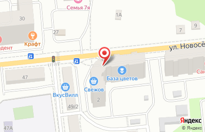 Ветеринарная клиника АльфаВет на улице Новосёлки на карте
