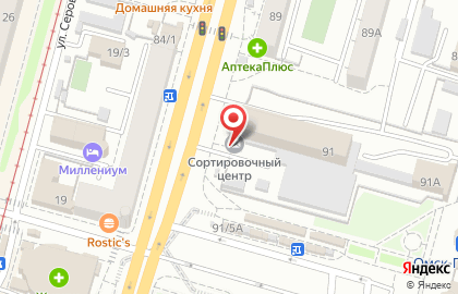 Омский Магистральный Сортировочный Центр на карте