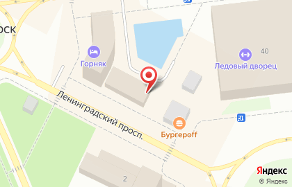 Ресторан Веранда на Ленинградском проспекте на карте