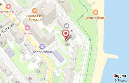 Управление МВД России по г. Новороссийску Участковый пункт полиции Центрального района в Новороссийске на карте