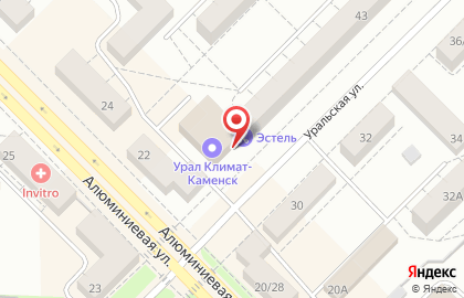 Магазин электроники и бытовой техники Элекс в Каменск-Уральском на карте