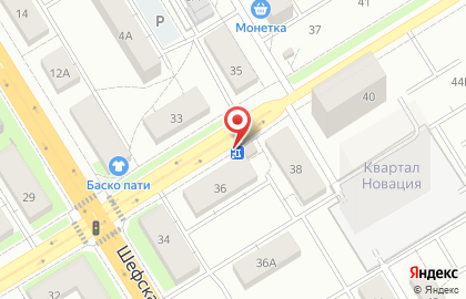 Магазин продуктов в Екатеринбурге на карте