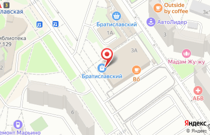 Пекарня Хлеб да Калач на Мячковском бульваре на карте