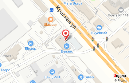 Магазин Девайс в Солнечногорске на карте