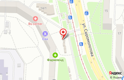 Магазин по продаже колбасных изделий Сибагро на улице Сыромолотова, 14б киоск на карте