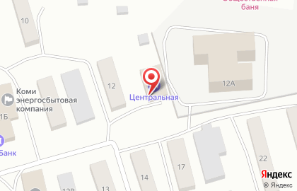 Центральная гостиница в Сыктывкаре на карте
