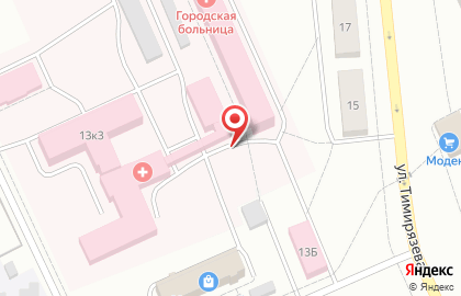 Магазин косметики и бытовой химии Магнит Косметик на улице Тимирязева на карте