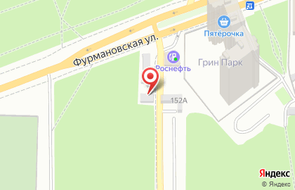 Автокомплекс на Фурмановской улице на карте