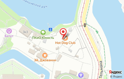 Кафе Хот-Дог в Ленинградском районе на карте