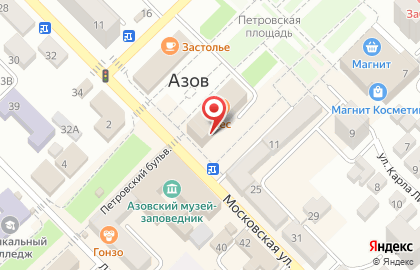 Аптека Юг Фарма на Московской улице на карте