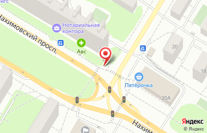 Центр дополнительного образования "Московский приборостроительный техникум" на Нахимовском проспекте на карте