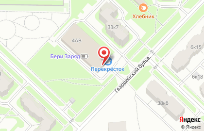 Супермаркет Перекрёсток в Санкт-Петербурге на карте