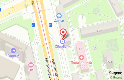 СберБанк России на улице Нахимова на карте