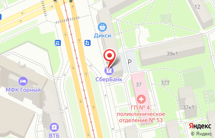 Банкомат СберБанк на улице Нахимова, 14 на карте