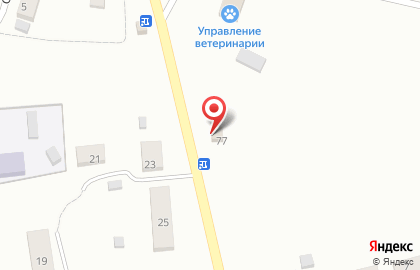 Продовольственный магазин на Сибирской улице на карте