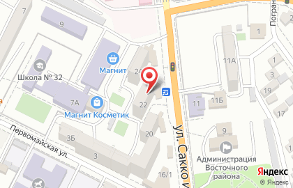 Телекоммуникационная компания Ростелеком на улице Сакко и Ванцетти на карте