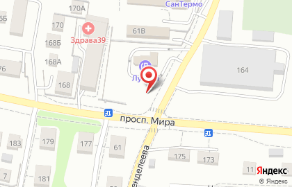ООО ЛЮКС на улице Менделеева на карте