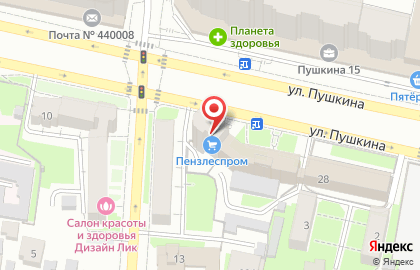 Банк Агророс в Пензе на карте