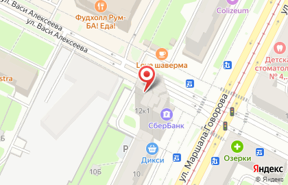 Кофейня Coffee Like на улице Маршала Говорова на карте
