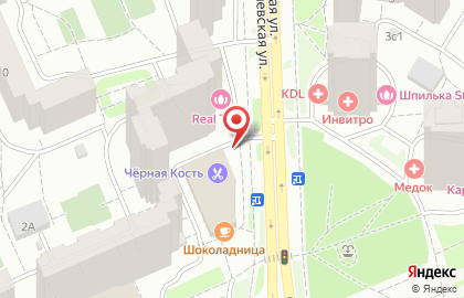 Кондитерская Ирис на метро Улица Скобелевская на карте