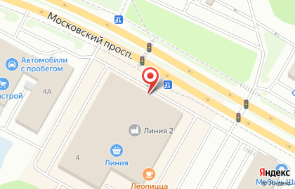 Банкомат ВТБ на Московском проспекте, 4 на карте